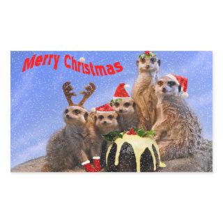 Merry Meerkats Sticker