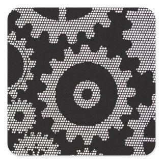 mesh gears stickers