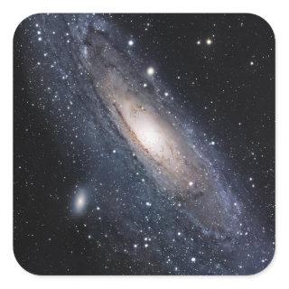 Messier 31, The Great Galaxy in Andromeda Square Sticker