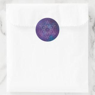 metatron classic round sticker