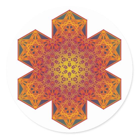 metatron classic round sticker