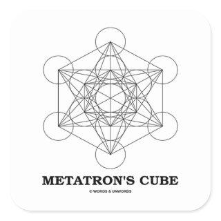 Metatron's Cube (Sacred Geometry) Square Sticker