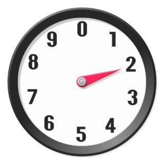 Meter 2 classic round sticker