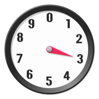 Meter 3 classic round sticker