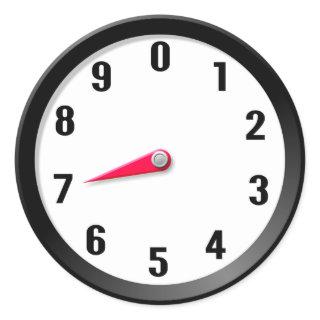 Meter 7 classic round sticker
