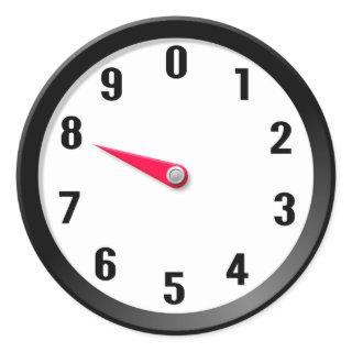 Meter 8 classic round sticker