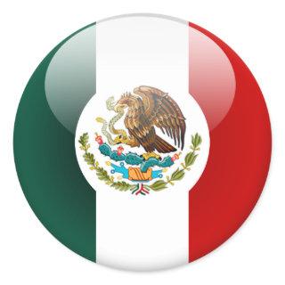 Mexico Flag 2.0 Classic Round Sticker
