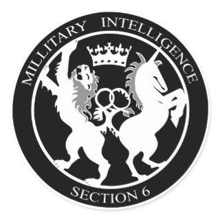 MI6 Logo Classic Round Sticker