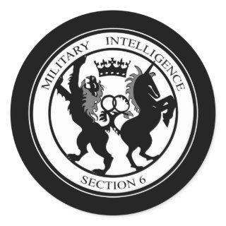 MI6 Logo Classic Round Sticker