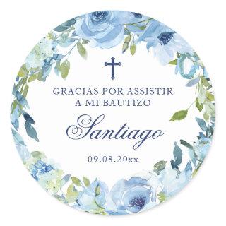 Mi Bautizo Recuerdos Para Bautizo Spanish Baptism Classic Round Sticker