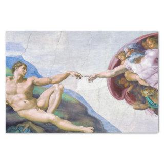 Michelangelo - Creation of Adam Isolated Tissue Paper