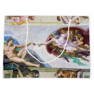 Michelangelo - Creation of Adam, Sistine Chapel's Large Gift Bag