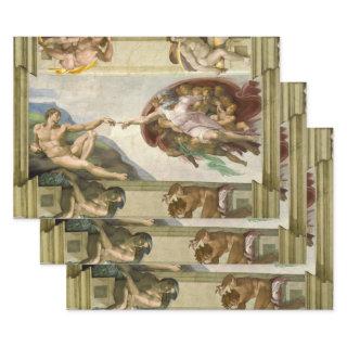 Michelangelo's Creation of Man (Creation of Adam)  Sheets