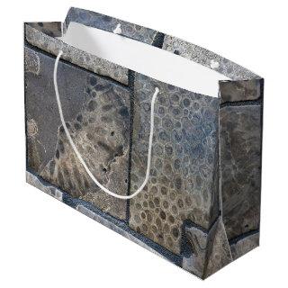 Michigan Petoskey Stone Design Large Gift Bag