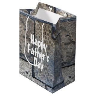 Michigan Petoskey Stone Father's Day Medium Gift Bag