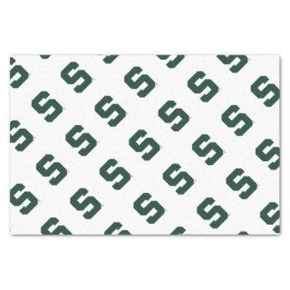 Michigan State Block S Tissue Paper