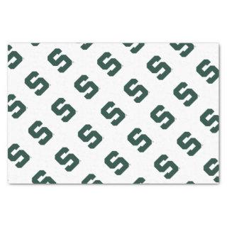 Michigan State Block S Tissue Paper