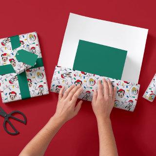 Mickey & Friends | Christmas Lights Pattern  Sheets