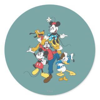 Mickey & Friends | Classic Group Classic Round Sticker