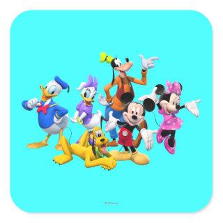 Mickey & Friends | Clubhouse Square Sticker