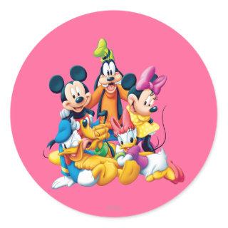 Mickey & Friends | Fab Five Classic Round Sticker