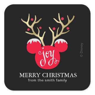 Mickey & Friends | Mickey Christmas Joy - Custom Square Sticker