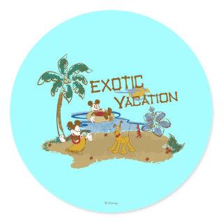 Mickey & Friends | Vacation Classic Round Sticker