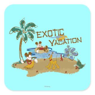 Mickey & Friends | Vacation Square Sticker