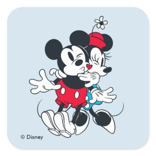 Mickey & Minnie | Forever Love Square Sticker