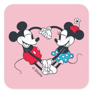 Mickey & Minnie | Relationship Goals Square Sticker