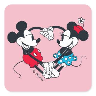 Mickey & Minnie | Relationship Goals Square Sticker