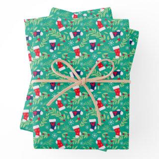 Mickey Mouse | Christmas Stockings & Holly Pattern  Sheets