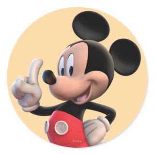 Mickey Mouse Clubhouse | Pointing Classic Round Sticker
