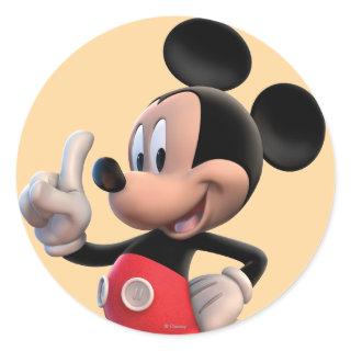 Mickey Mouse Clubhouse | Pointing Classic Round Sticker