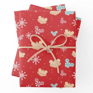 Mickey Mouse | Festive Christmas Pattern  Sheets