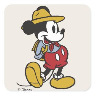 Mickey Mouse| Outdoor Mickey Square Sticker