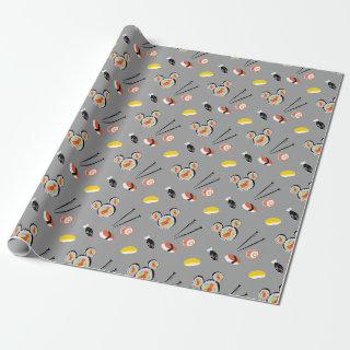 Mickey Mouse Sushi Icon Pattern
