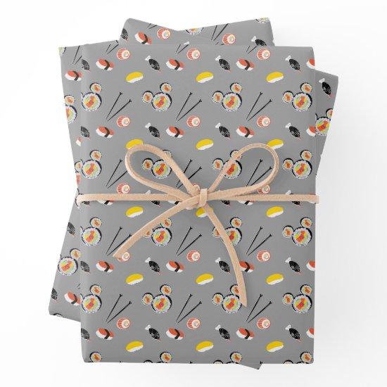 Mickey Mouse Sushi Icon Pattern  Sheets