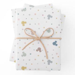 Mickey Mouse Watercolor Birthday  Sheets