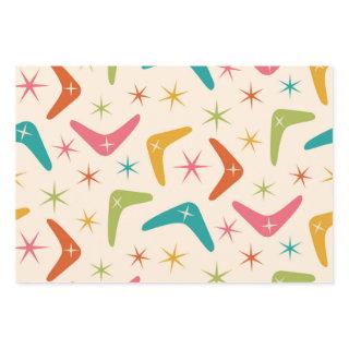 Mid Century Boomerang with Retro starbursts   Sheets