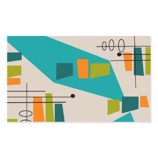 Mid-Century Modern Abstract #55 Rectangular Sticker