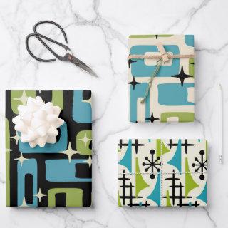 Mid Century Modern Abstract Pattern  Sheets