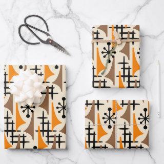 Mid Century Modern Atomic Age Pattern  Sheets