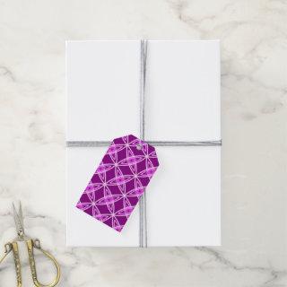 Mid Century Modern Atomic Print - Amethyst Purple Gift Tags