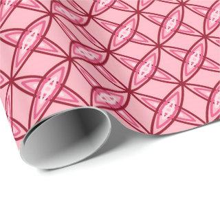 Mid Century Modern Atomic Print - Ballet Pink
