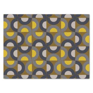 Mid-Century Modern Bronze Mustard Thunder    Tissue Paper