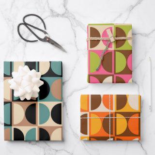 Mid Century Modern Geometric Abstract Pattern  Sheets