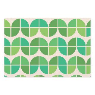 Mid Century Modern  Pattern with geometric green   Sheets