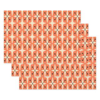 Mid Century Modern Starburst Pattern  Sheets