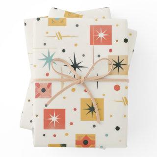 Mid-Century Modern Stars Pattern  Sheets